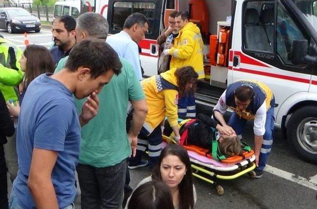 Giresun’da Öğrenci Servisi Kaza Yaptı : 11 Yaralı