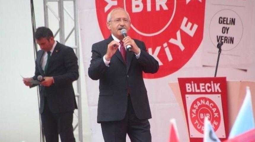 Chp Lideri Kılı&ccedil;daroğlu Bilecik&rsquo;te