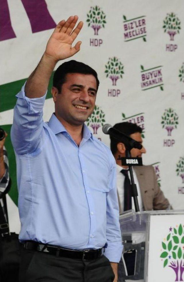 Demirtaş: 7 Haziran Günü Sarayında Korku Içinde Sandık Sonuçlarını Bekleyecek