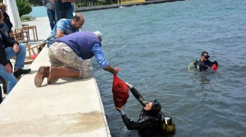 Aliağa&rsquo;da &rsquo;deniz Dibi Temizliği Kampanyası&rsquo;