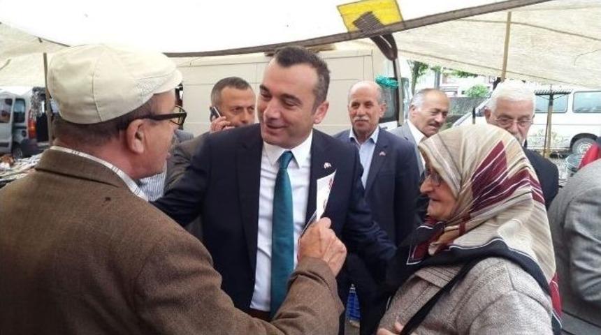 Mhp Milletvekili Adayı Yavuz Aydın Se&ccedil;im Gezilerinde Fındığı Konuştu