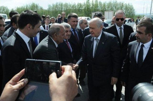 Mhp Genel Başkanı Bahçeli Erzurum’da