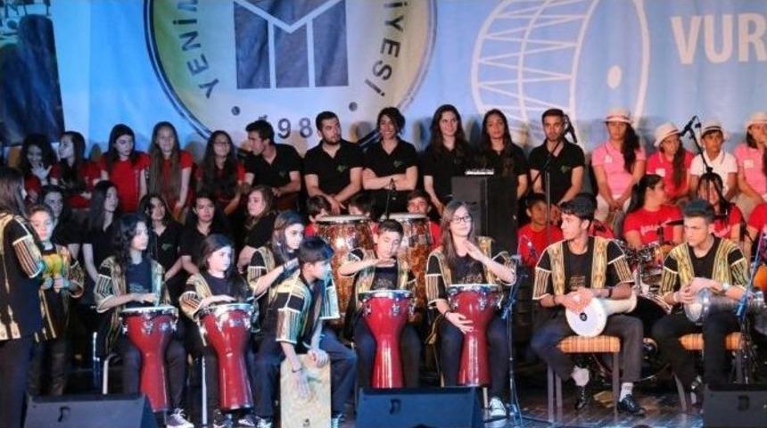 B&uuml;y&uuml;kşehir Belediyesi Ritim Grubu 9. Uluslararası Vurmalı &Ccedil;algılar Festivali&rsquo;nde