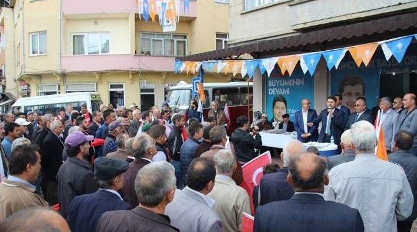 Ak Parti Milletvekili Adayları Kurucaşile Ve Avara&rsquo;da Halka Hitap Etti