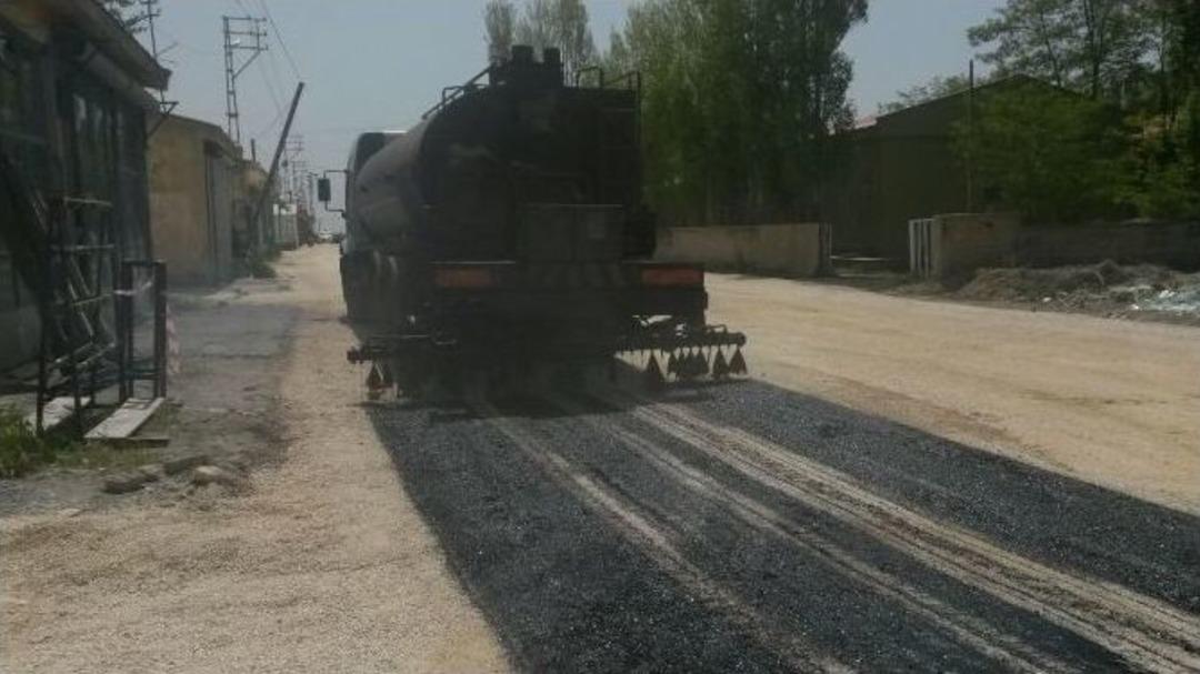 Sanayi Sitesi Yolunda Asfaltlama &Ccedil;alışmaları Başladı