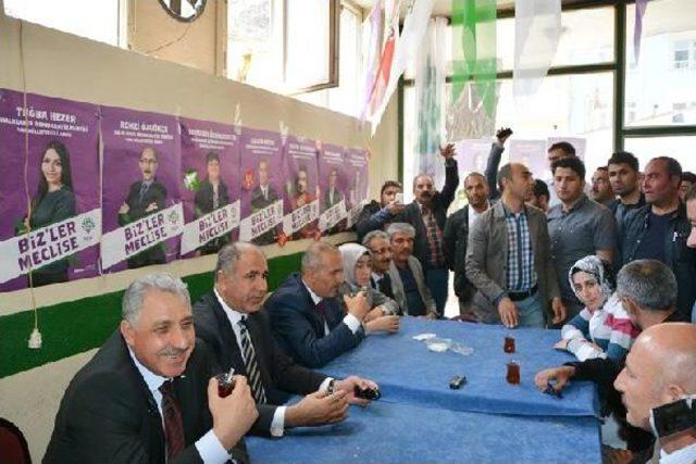 Ak Parti Milletvekili Adayları Hdp Seçim Bürosunu Ziyaret Etti