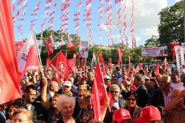 Vatan Partisi Genel Başkanı Perinçek Gaziantep Mitingde Konuştu