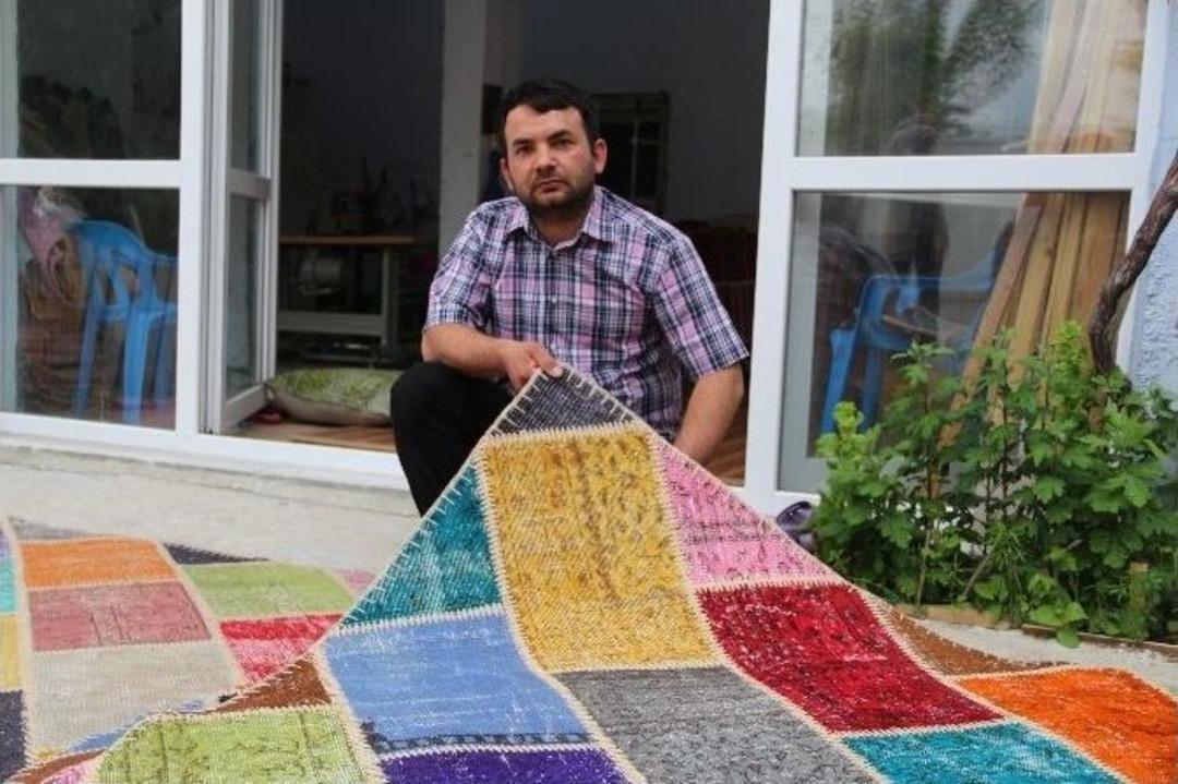 Manisalı Gen&ccedil; Girişimci Eski Halılara Hayat Veriyor