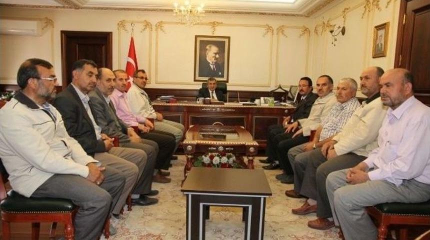 Yozgat Din G&ouml;revlileri Derneğinden Vali Yazıcı&rsquo;ya Ziyaret