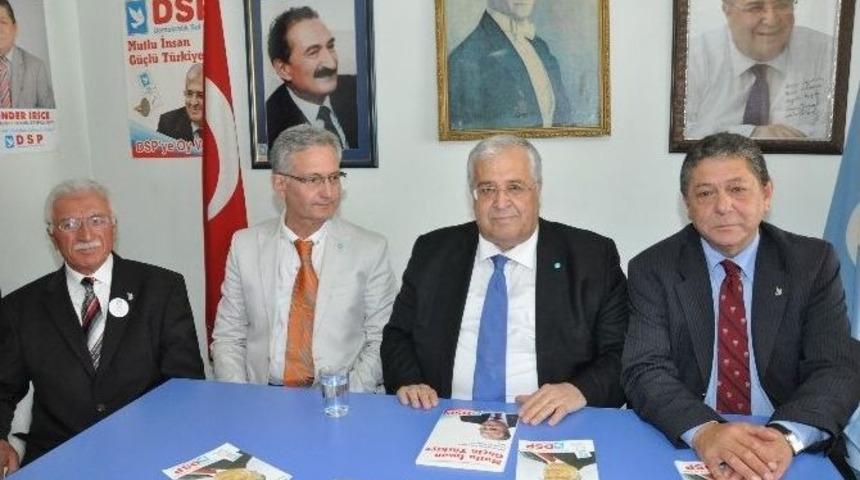 Dsp Genel Başkanı Masum T&uuml;rker Balıkesir&rsquo;de