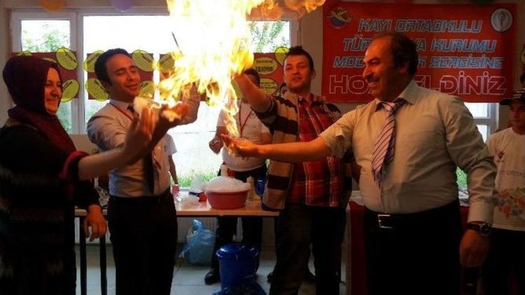 Kayı Ortaokulu&rsquo;nda Bilim Fuarı, G&ouml;z Doldurdu