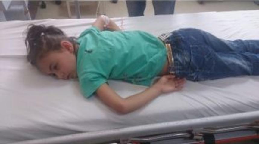 Suriyeli Küçük Kız Maganda Kurşunuyla Yaralandı