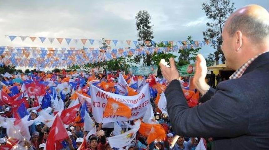 Ak Parti&rsquo;den Ak&ccedil;aabat&rsquo;ta Miting