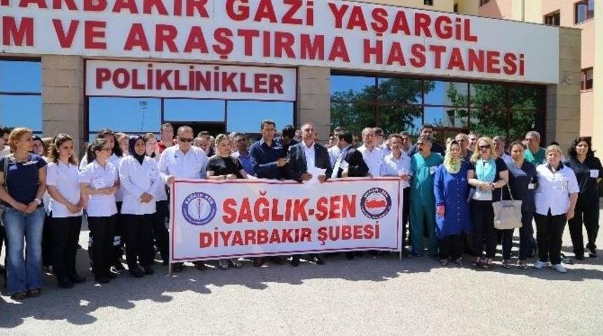 Samsun&rsquo;daki Doktor Cinayeti Diyarbakır&rsquo;da Kınandı