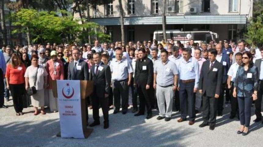 Samsun'daki Doktor Cinayeti Denizli'de Protesto Edildi