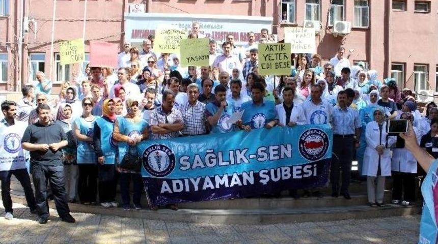 Sağlık-sen&rsquo;den Protesto