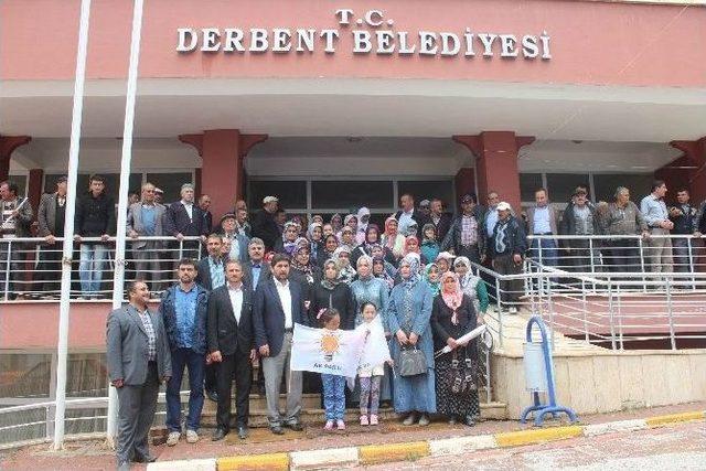 Ak Partili Aday Usta Derbent&rsquo;te Se&ccedil;im &Ccedil;alışmalarını S&uuml;rd&uuml;rd&uuml; 1