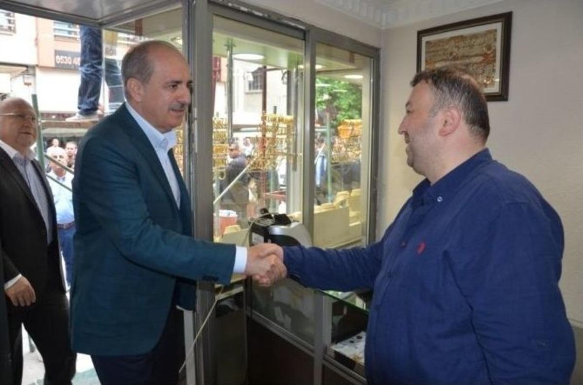 Numan Kurtulmuş, Fatsa&rsquo;da Esnafı Ziyaret Etti