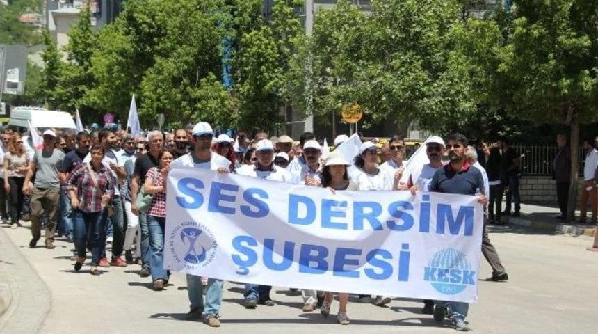 Ses Dersim Şubesi, Doktorun &Ouml;ld&uuml;r&uuml;lmesini Protesto Etti
