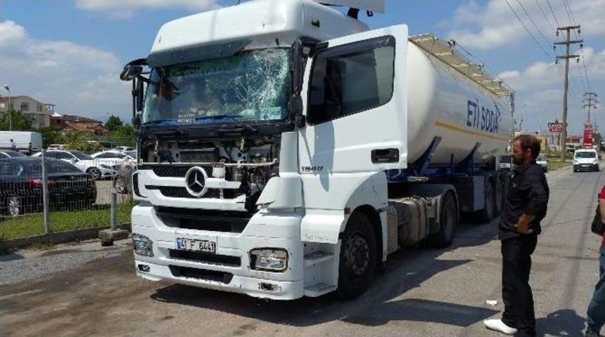 Tır Şof&ouml;r&uuml;ne Silahlı Saldırı