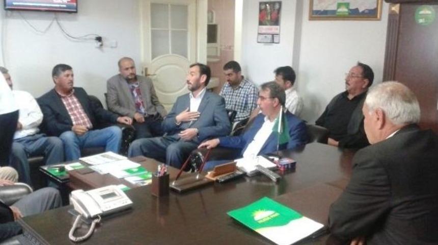 Ak Parti&rsquo;den H&uuml;da Par&rsquo;a Ge&ccedil;miş Olsun Ziyareti