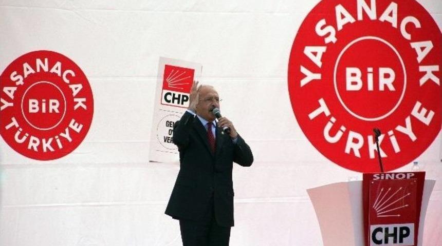 Chp Lideri Kemal Kılı&ccedil;daroğlu Sinop&rsquo;ta