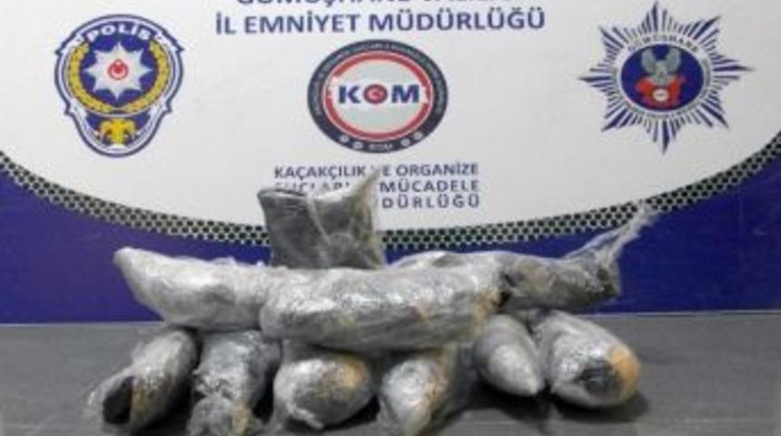 G&uuml;m&uuml;şhane&rsquo;de 1 Kilo 370 Gram Esrar Ele Ge&ccedil;irildi
