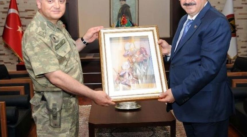 Tuğgeneral Cemalettin Doğan Gso&rsquo;yu Ziyaret Etti