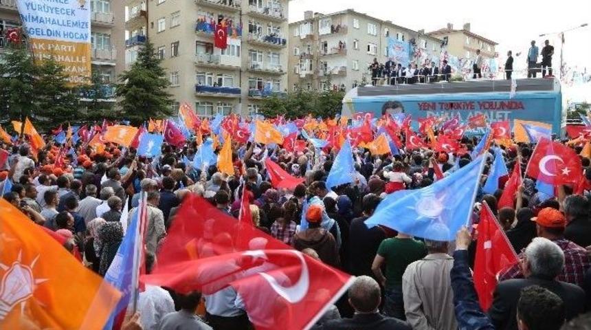 Başbakan Davutoğlu, Ke&ccedil;i&ouml;ren Ve Yenimahalle Mitinglerinde Konuştu