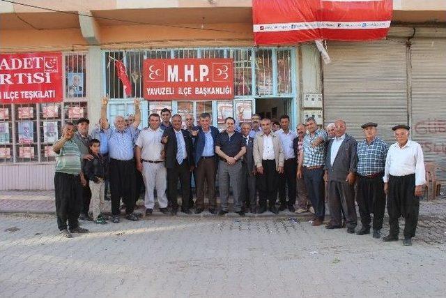 Yavuzeli İlçesinde Mhp’ye Katılım