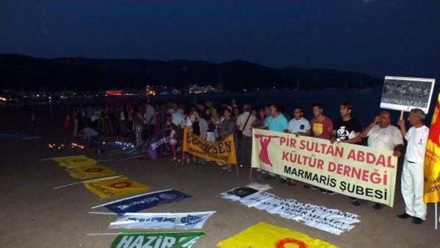 Marmaris'te Hdp Ve Stk'lar Gezi Anması Düzenledi