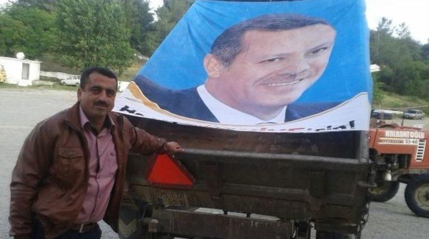 Aydınlı Vatandaşın Erdoğan Sevdası G&ouml;renleri Şaşırtıyor