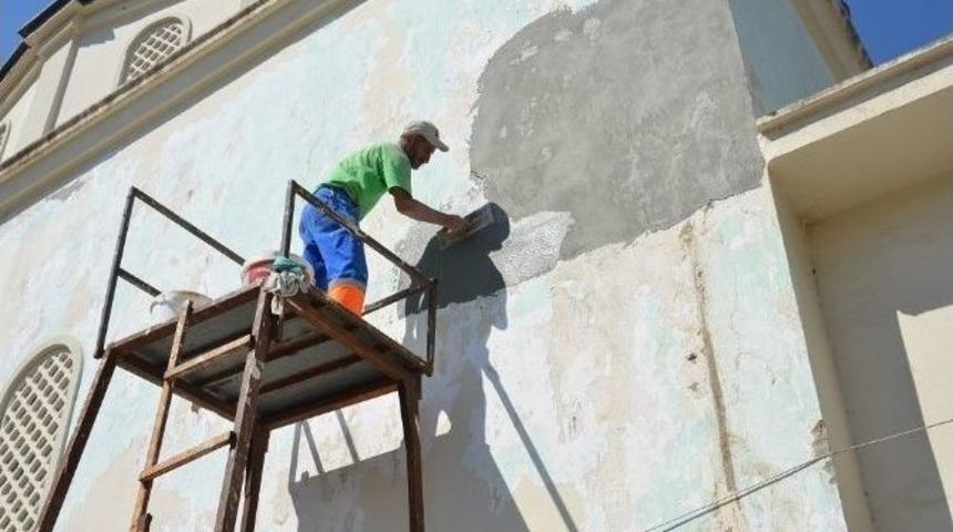 Kuşadası&rsquo;nda Camilerde Ramazan Hazırlığı