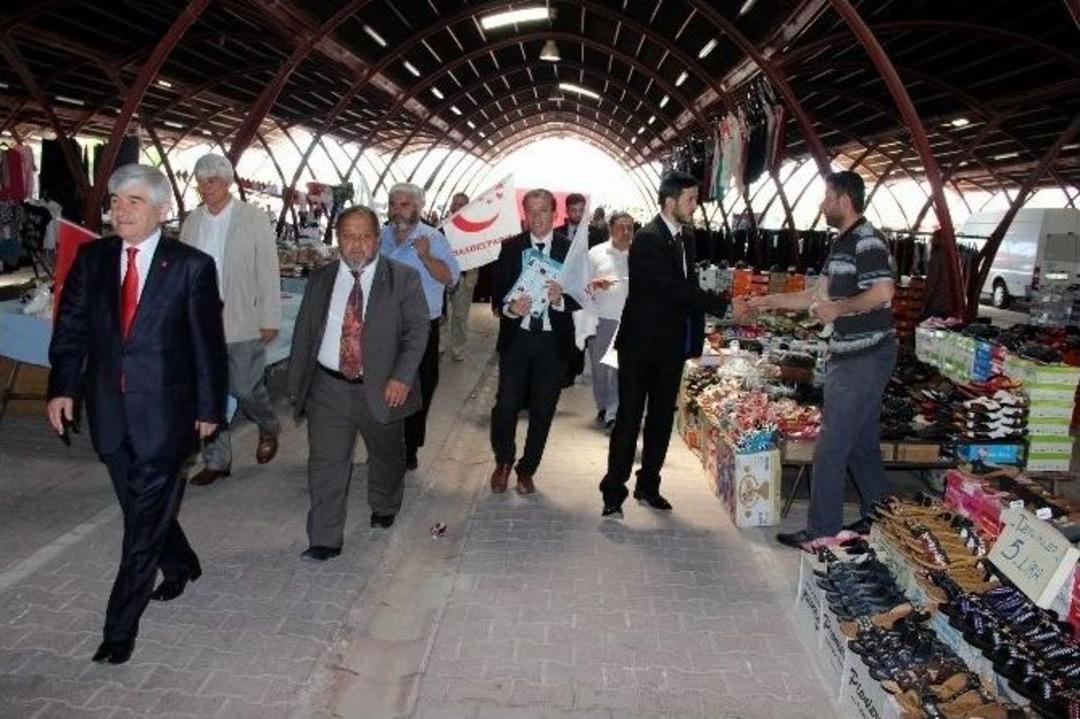 Milli İttifak Adayları Beyazşehir Ve İldem Esnafını Gezdi