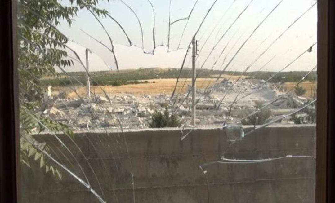 (&ouml;zel Haber) Işid Suriye Sınırındaki Resmi Binaları Havaya U&ccedil;uruyor