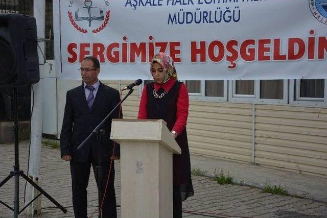 Aşkale&rsquo;de Yıl Sonu Sergisi 1