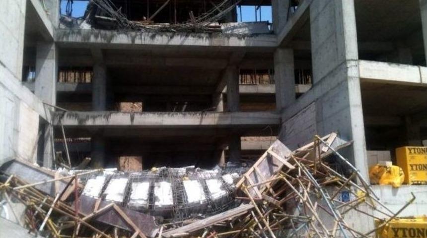 Kaymakamlık İnşaatında İskele &Ccedil;&ouml;kt&uuml;: 1&rsquo;i Ağır 3 Yaralı