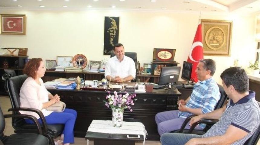 Başkan Uysal, Alanya Belediyesini Ziyaret Etti