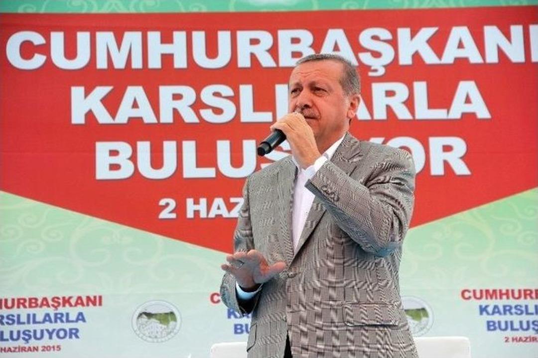 Cumhurbaşkanı Erdoğan Kars&rsquo;ta