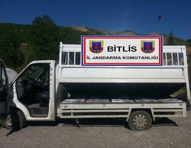 Bitlis’te Kaçak Sigara Operasyonu