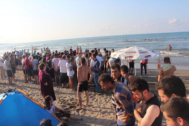 Samsun da denize giren gen&ccedil; boğuldu 1