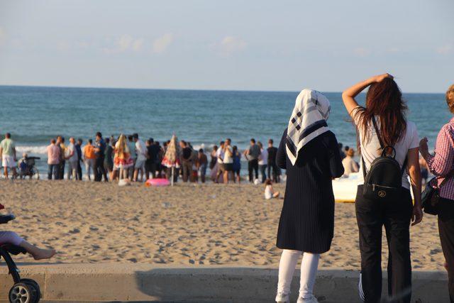 Samsun da denize giren gen&ccedil; boğuldu 2