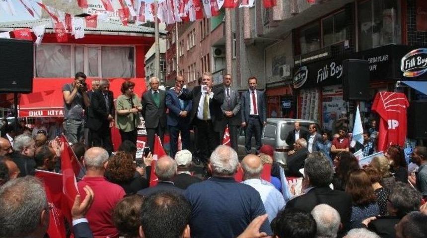 Chp Trabzon&rsquo;da İl&ccedil;e Mitinglerine Devam Ediyor