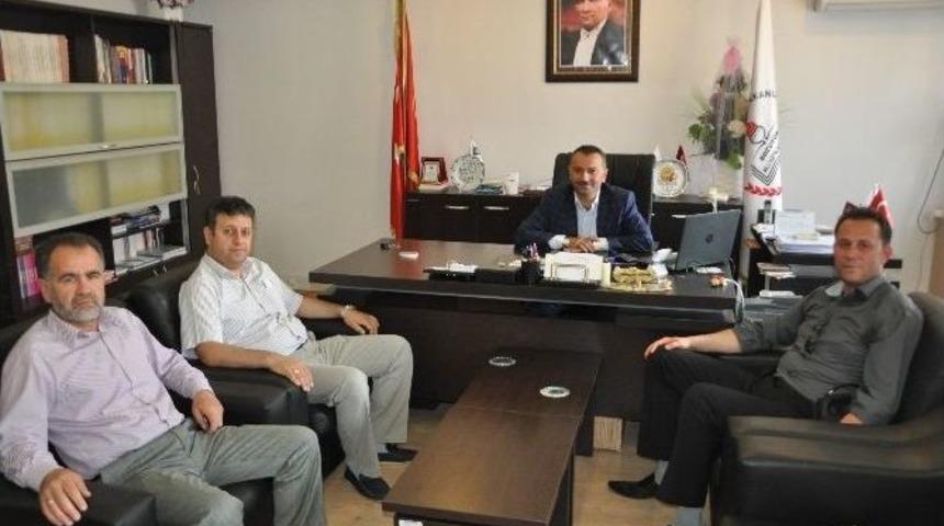 Eğitim Bir Sen&rsquo;den İl&ccedil;e Milli Eğitim M&uuml;d&uuml;r&uuml; G&uuml;m&uuml;ş&rsquo;e Destek Ziyareti