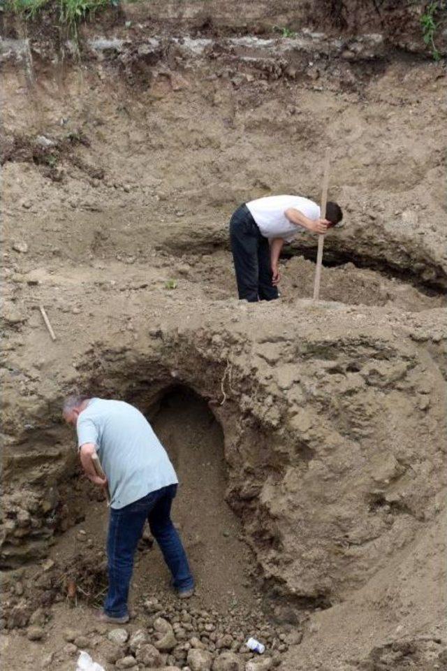 Samsun'da Temel Kazısından Helenistik Dönemi Mezar Çıktı