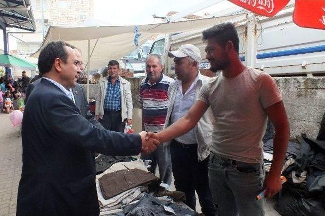 Ak Parti Afyonkarahisar Milletvekili Adayı Akif &Ouml;zkaldı Sandıklı İl&ccedil;esini Ziyaret Etti 2