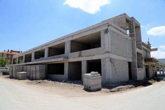 Keykubat Pazar Yeri Ve Sosyal Tesisi İnşaatı Devam Ediyor 1