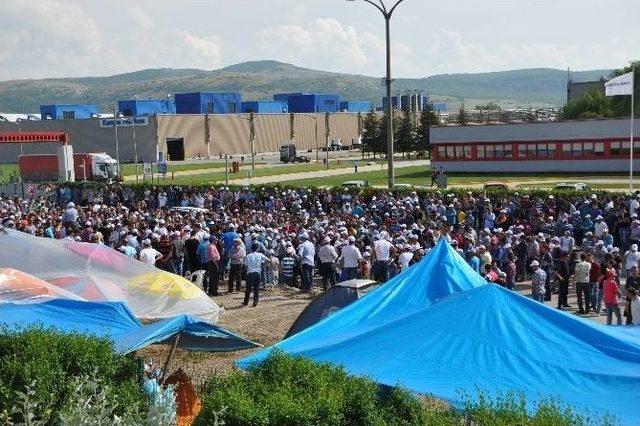 İnönü Ford Otosan Çalışanlarına Gölcüklü İşçilerden Destek