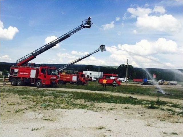 Hisarcık Belediyesi İtfaiye Amirliği’nden Yangın Tatbikatı 1