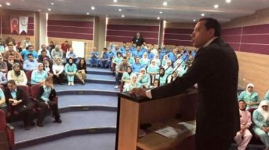 Ak Parti Milletvekili Adayları Hizmet Alımı İle &Ccedil;alışan Personellerle Buluştu